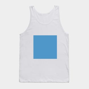 Solid Splash Dark Blue Monochrome Minimal Design Tank Top